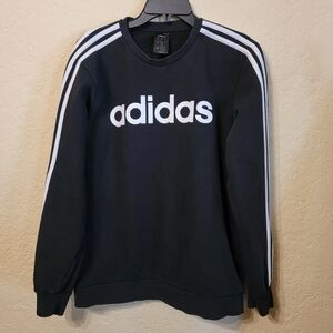 Adidas Men's Black Crewneck Sweatshirt Sz L